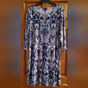 Misses MSK Dress Size XL with 3/4 Sleeves